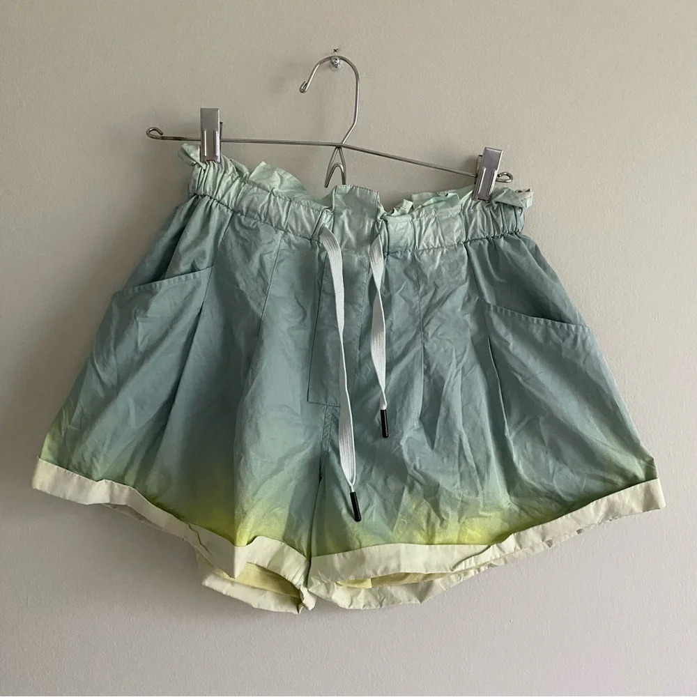 FP Movement FREE People Blue and Yellow Track Shorts with Liner size XS
